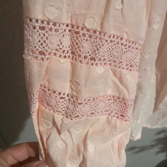 Torrid Orange Buttoned‎ Blouse with Peter Pan Collar - Picture 5 of 10